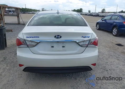 2015 Hyundai Sonata Hybrid z USA, uszkodzony, nr VIN KMHEC4A46FA133480